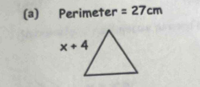 Perimeter =27cm