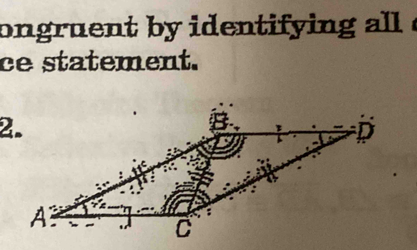 on gruent by identifying all . 
ce statement.