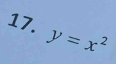 y=x^2