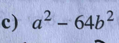 a^2-64b^2