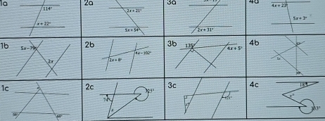 1ª
2ª
3ª 40  1/4x+23 
1
1