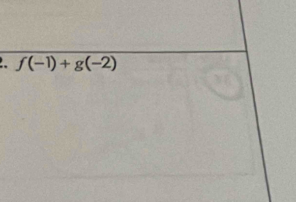 f(-1)+g(-2)