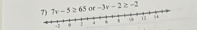 or -3v-2≥ -2