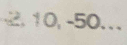 10, -50.