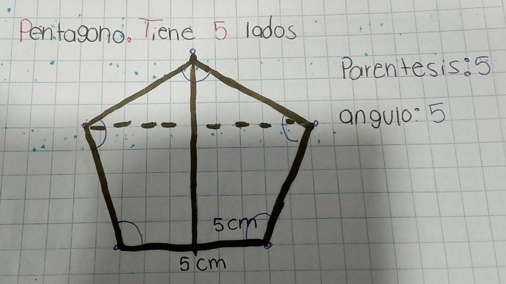 Pentagond. liene 5 lados 
Parentesis.5 
an 19v10:5