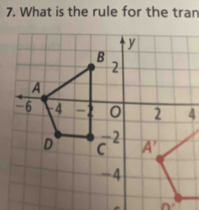 What is the rule for the tran
4
n