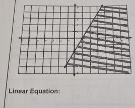 Linear Equation: