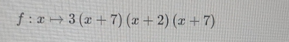 f:xto 3(x+7)(x+2)(x+7)