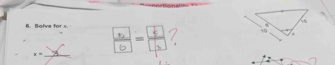 Solve for x.
-8
x=