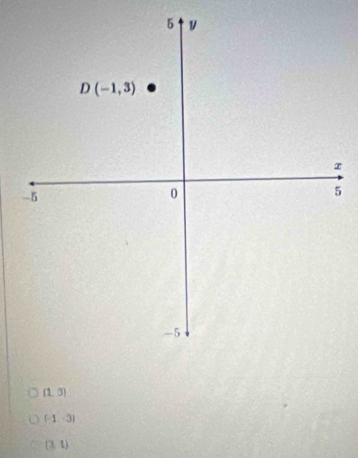 5
(1,3)
(-1,-3)
(3,1)