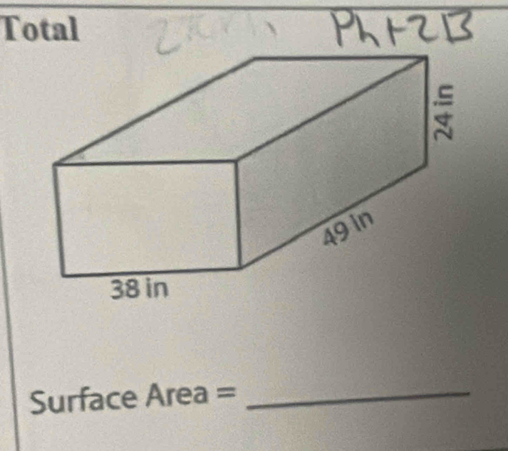 Total
Su = faceArea= _