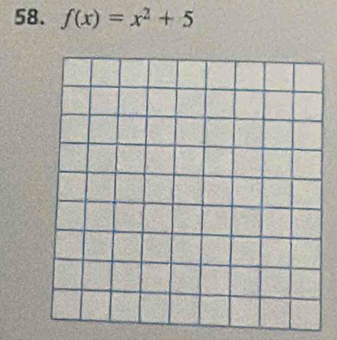 f(x)=x^2+5