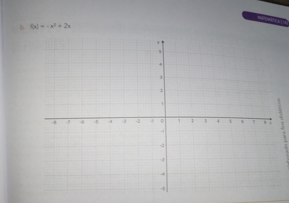 MATEMÁTICA| 10 
b. f(x)=-x^2+2x