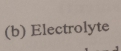 Electrolyte