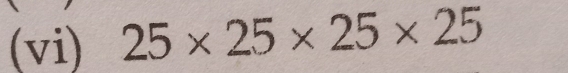 (vi) 25* 25* 25* 25