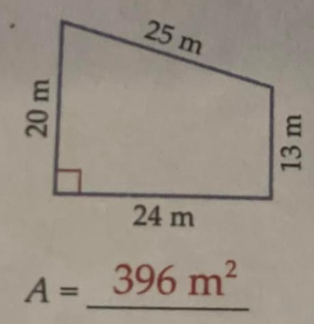 A=_ 396m^2