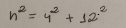 n^2=4^2+12^2