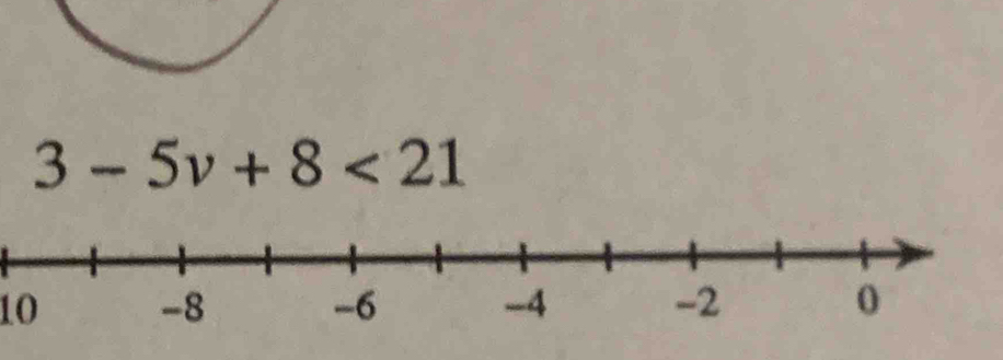 3-5v+8<21</tex>
10