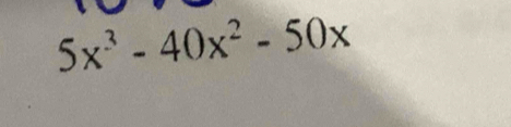 5x^3-40x^2-50x