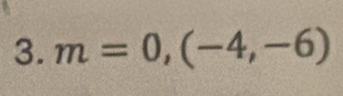 m=0,(-4,-6)