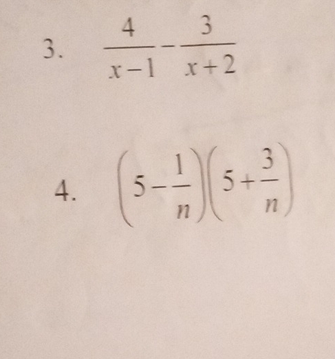 (5- 1/n )(5+ 3/n )