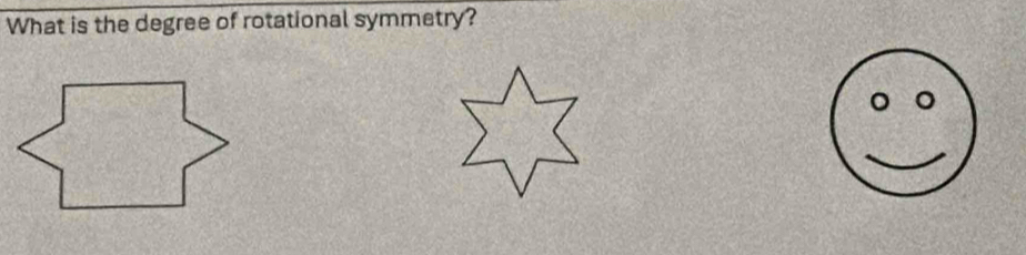 What is the degree of rotational symmetry? 
。