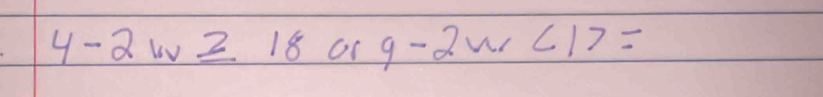 y- Qw Z 18 9-2x,∠ 17=