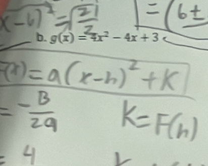 g(x)=4x^2-4x+3