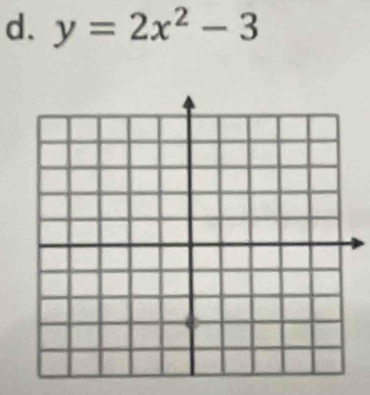 y=2x^2-3