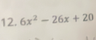 6x^2-26x+20