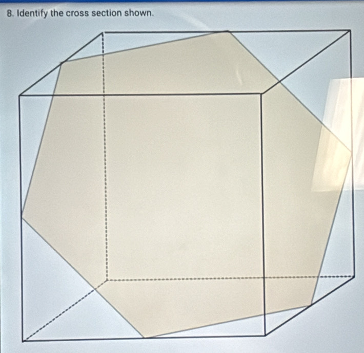 Identify the cross section shown.