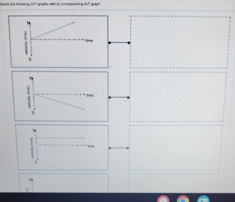 Match the following VVT graphs with its corresponding AvT graph.