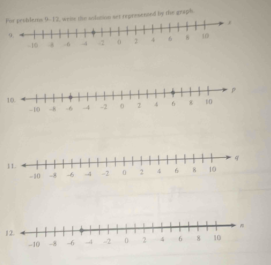 tion set represented by the graph.