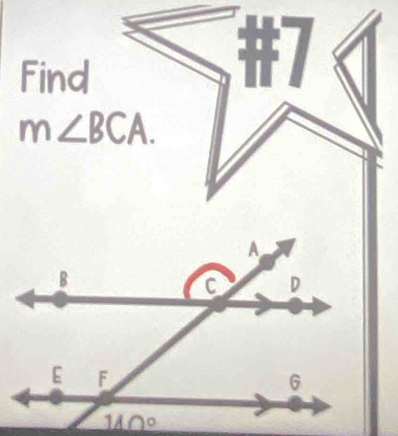 Find
m∠ BCA.