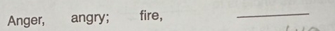 Anger, angry; fire, 
_