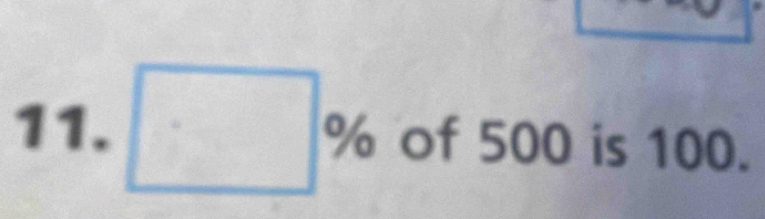 □° 7 of 500 is 100.