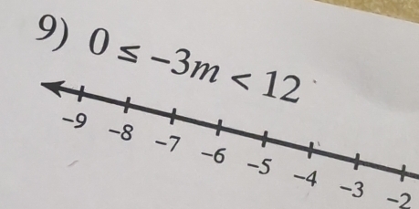 0≤ -3m<12</tex>
-2