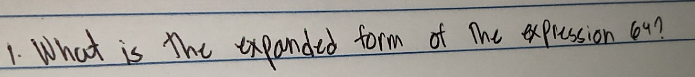 What is the expanded form of The expression ou?