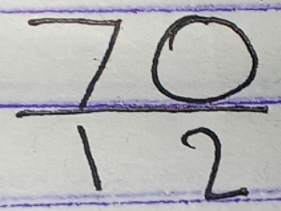 Solved: 70/12 [Math]