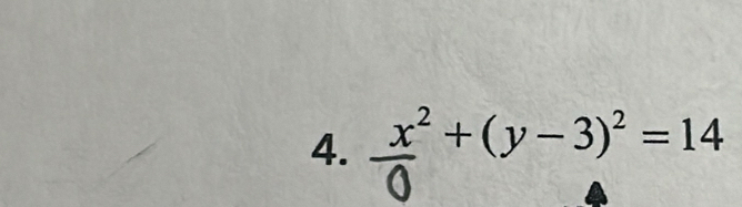 ξ+(y-3)²=14