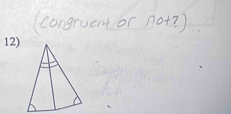 (congruent or not? )