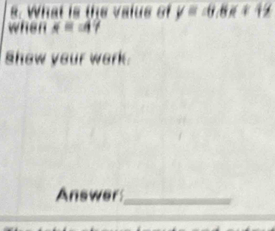 What is the valus of y=ax+12
when AB=49
Shew your work. 
Answer_