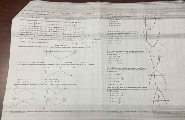 4 4 . T  gi o ton  a td   cù à s yì
Cầu 15, ln số vái ton đây dựư gia vị nhi nhấc tự +- 1/2 = = T=n v đợc tờ tế e tả nưng = 1 = Cha Bá, Tổ su tri têu tà đi tc cin mội kàn vi ===
y^(frac 1)-x^4= 3/2 x+8 C 2x^3+ y=x^2- 3/2 x+1 đ   t     e   
.
3-4^2=4
Căn 16. Yen gri tị lớn nhấ AF và gii tó thờ nhắn w cáa bàn số y=f(x)=x^2-3x * Vên đoạn  ;  D n2 C. a=-6x^2-6x-8 . y=3x^2-4x-1
A. M=0,m=- 9/4  . M= 9/4 x-n-2 M=-2,m=- 3/4  D. M=2,N= 10/2 
D. θ =1e^x-4x+1
Căm HT. Tim gii ti kôn nhất hể tà giai ty nt nicn m căn hàm s y=f'(x)=-x^2-4x+3 3 vn to (0,4)
4t=4,rightarrow =-1 M=29,a=a C. 4t^2-5t+-19 M=4,m-3
Cầu EK Ti giả trị hòu nhấn zF=4 K   Đ wet c' =sin h(x)y=f(x)=x^2-4x+3 [-a,c] lt kánn số đoợc lt l á tên aen me an A. B. C .  lCim 15, tổ tự honh hứn la đồ tư của mội hàn số bong
A:M=F=F,m=F, M=11,w=a c. M=1=m-1 B.w=4,w-11
*Cán H . Tien gii mi tệc củn tem nh m m 3 Aể t m r=mx^2-2mx-1=0
=-1 B =-1 C m∠ T 6.4x^2-14 x^2-2-2x^(2x=t^2)
Câu 1h Gọa 5 l tập hợp vắc cá câu gii ti thuực của tham số v để 1ii v0 vớào nhất càa hàm nố * 'n vi  n t c nhà têm -  10 n à A (-x^2+7x=8
y=f(x)=4x^2-4x C. y=2x^2-bx+1
r=- 2/3  | r= 1/3  C. r= a/1  r= 3/3  a a=a^4-3a+8
|-2,0| tếng 3. Tinh tổng 7 các phần sũ của 2. Vận dì 2, Đồ TH1
Cầm DL. Bằng trển thên ở đưới là bàng hiển truên cáa hàm số tào bata các hàm sổ đhược cáo ở bồn phương in A. B. C. D sn đân h
-∞
+∞ frac 1 Câa 74. Có dự tah bóc la đó tu cáa một hònc số trong bóa hàm C   C t đ Hội tàm v
. F=-34^2-44
-5
R y=3x^2+4x+1
C. θ =π^2+2π =1
A. y=-4^2+4x-9.8 y=a^2-4x-1 C y=-x^2+4x y=x^2-4x-1 a=-x^2-3x=1
Câu 21. Bàng hiển thiớa ở đưới là tàng biển dướn của hàm số cạo trong các bàn số được cho ở bển peong ớn A. 3 =,alpha =alpha ∠ m∠ ABC
 1/2 .∞ C êu 17, Đỗ tu hành bêa là dô chi của mớc hàm số trong bồn bàng
y  1/2 
dis to tobnn ad mer ?  H  đợc lố kô ở bằn phương in A. B. C, D đười đây Môa hàm số
A. y=x^2-2a+ 3/2 . y=- 1/2 x^2+x+ 1/2 
A. y=2x^2+2x-4 n y=2x^2+2x+2
C y=-2x^2-2x p=-2x^2-2x+1
C. y=x^2-2x
D y=- 1/2 x^2+x+ 3/2 
Ca 23, Bánc tiểm thoờn của hàm s r=-2x^2 L e + i ll bóng wào bóng cái bằng đượu cho sau dây ! . ∞  Câu 2 Độ tị tính bên là độ tị của mội tàm số trong bóa hàm
7
8 2 x - . FX số được lội lại ở bởn phusrng, i A. B. C. Dđượờ đây. Hội bàn vở
,
y
` ", dó li hán sǎ nao?
A. y=-2x^2+x-1
A.
R y=-2x^2+x+3
- x 1 + x -32 3 1
C. y=x^2+x+3
y , 3 y y=-x^2+ 1/3 x+3
C.
D.
htp Methihgt com - Webaite chuyên đề thi - tài liệu tile wond cô lời gil ch tiệt Wene clulc cà h cà hou Ha wond cr htrpehethạt.com - Webune chuyềi đề thị= ta liệu tile word cà ln giải chi tấu