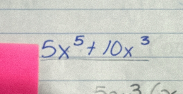 5x^5+10x^3