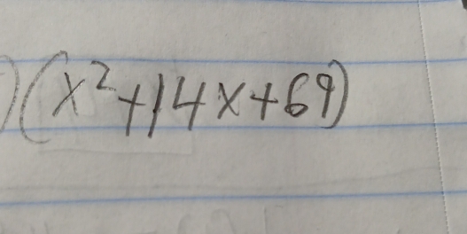 (x^2+14x+69)