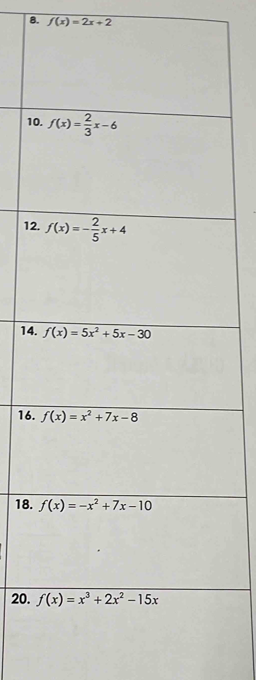 f(x)=2x+2
1
12
14
16
18.
20.