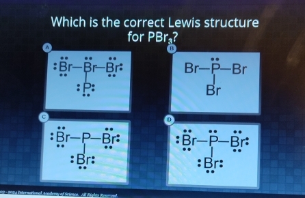 is he correct Lewis structure 
for