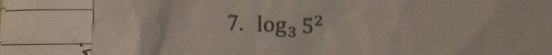 log _35^2