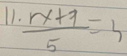  (rx+9)/5 =3