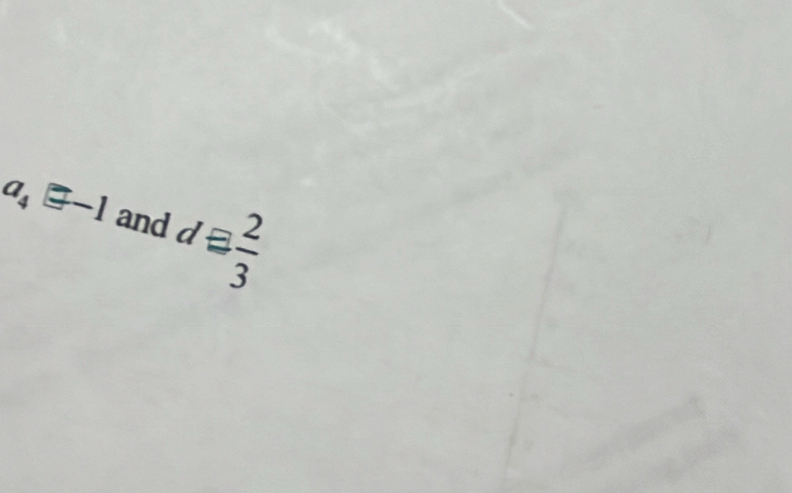 a_4=-1 and dE 2/3 